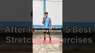 After Running 5 Best starching exercises  shorts ytshorts youtubeshorts getfitwithrahul [upl. by Nert]