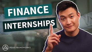 How to get a Finance Internship [upl. by Stevenson]