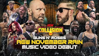 AEW Full Gear November Rain Music Video  111624 AEW Collision [upl. by Giusto]