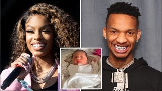 CONGRATS Rapper Monaleo Welcomes Her First Child With Stunna 4 Vegas [upl. by Adnalra606]