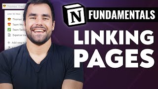 Notion Fundamentals Page Links Backlinks and SubPages [upl. by Sharity]