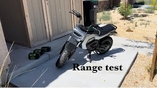 Ego mini bike range test [upl. by Nadabb700]