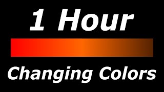 Relaxing 3 Color Changing RedOrangeBrown Screen Led Lights 1 Hour [upl. by Barby]