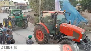 Kubota M135 vs jhondeere 6820 çekismesi [upl. by Puiia]