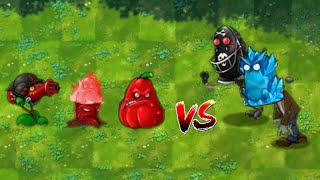 PvZ Fusion 214  Ultimate Gatling Cherry  Ultimate Torchwood vs Giga amp Ice Tallnut Zombies [upl. by Eahcim]