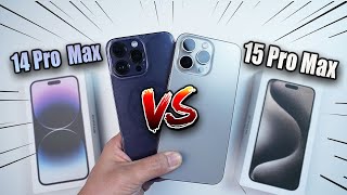 iPhone 15 Pro Max vs 14 Pro Max Worth it Gak si Upgrade [upl. by Richelle]