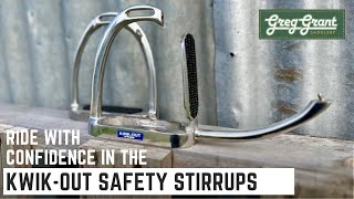 Ride with Confidence in the KwikOut Safety Stirrups  Greg Grant Saddlery [upl. by Whyte]