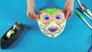 ROYLCO R52076 Fold Up Fun Masks [upl. by Jurgen]