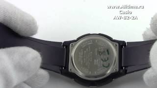 Мужские японские наручные часы Casio Protrek AW822A [upl. by Ymmij]