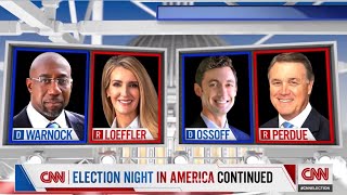 CNN 2021 Georgia Senate Election Night Coverage  All CNN Projections amp Key Race Alerts [upl. by Isabelle982]