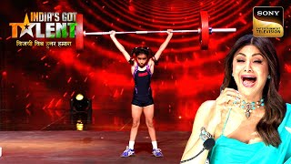 8 साल की इस नन्ही बच्ची ने 55 Kgs उठाकर बनाया नया Record  India’s Got Talent 10 Full Episode [upl. by Alimac]