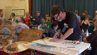 Central Coast Woodcarvers Chapter 7 held its 44th annual Woodcarving Show [upl. by Shaylyn]