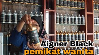 Aroma Aigner black  parfum Refill pria terlaris [upl. by Sucramal]