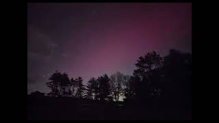 Aurora BorealisNorthern Lights  Lake Wampanoag Thursday October 10 2024 [upl. by Eleinad]