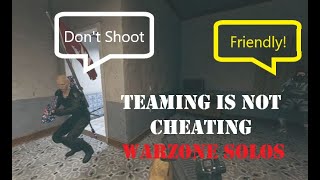 Lombarski Meets DannyDrops in Solos  Teaming is Not Cheating  Warzone Solos [upl. by Bonnes]