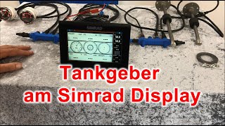 NMEA2000 Tankgeber am Simrad Display einstellen  von Busse Yachtshop [upl. by Eri]