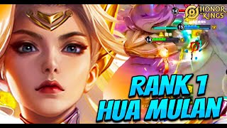 RANK 1 Hua Mulan GAMEPLAY honorofkings [upl. by Ajak]