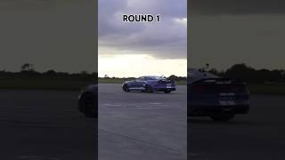 AMG SLS Black Series vs Mustang Shelby GT500 dragrace youtubeshorts amg mustang credit Carwow [upl. by Veleda]