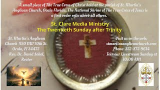 Join us for The Twentieth Sunday after Trinity [upl. by Bartholomeus]