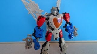 CONSTRUCTBOTS STARSCREAM SCOUT CLASS TRANSFORMERS BUILD REVIEW [upl. by Analra]