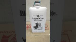 Black amp White Whisky 180ml price 500Alcohol428West bangal India 2024 [upl. by Merissa359]