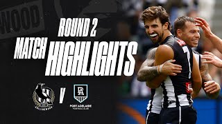 Collingwoods highest score in 5 YEARS  Match Highlights Round 2 v Port Adelaide [upl. by Brittan37]