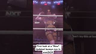 First look at a New Updated Jazmyn nyx In wwe2k24 [upl. by Bat926]