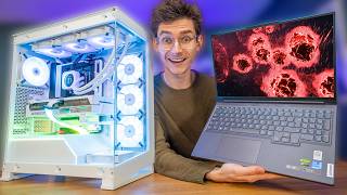 Gaming Laptop Or Gaming Desktop 🤔 RTX 4060 Laptop vs RTX 4060 Gaming PC [upl. by Eiramesor]