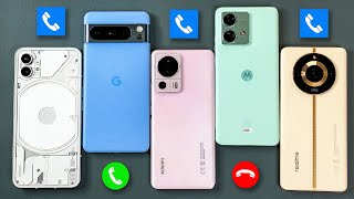 Google Pixel 8 Pro  Nothing Phone  Moto E40N  Xiaomi 13  Realme 11 Pro ACR Phone Incoming Calls [upl. by Heloise98]