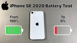 iPhone SE 2020 Battery Test in 2024🔥 100 To 0 [upl. by Garlaand721]