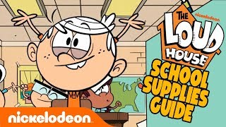 The Loud House Back To School Supplies Guide 📝  EXCLUSIVE Bonus Clip [upl. by Eyaf]