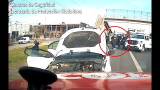 Persecución de película Circulaban en un auto con pedido de secuestro y fueron detenidos por el COT [upl. by Raynor]