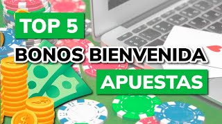 🤑 5 Mejores BONOS DE BIENVENIDA para CASAS DE APUESTAS 2024 [upl. by Marlow]