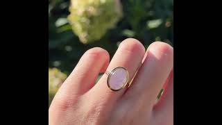 Vintage ring met jade edelsteen  Lila Lavender van Sieradenmeisje [upl. by Chaing]