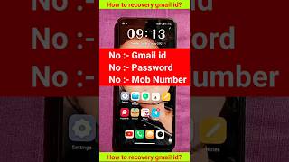 gmail account recover kaise kare🤔 google account recovery  how to recover gmail account [upl. by Enirtak]