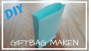 HOW TO MAAK ZELF EEN LEUKE GIFTBAG [upl. by Eicyak271]