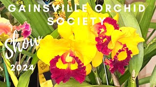 Gainsville Orchid Society Show 2024 at Kanapaha Botanical Gardens [upl. by Lundin]