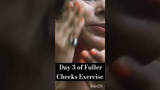 Day 3 of 30 days fuller cheeks exercise challenge fullercheeks faceyoga yoga iloveyoga shorts [upl. by Aronoel888]