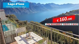 DIRETTA ANTEPRIMA DAL LAGO DISEO Bilocale con piscina con incredibile vista Lago a Fonteno Bg [upl. by Idnod884]