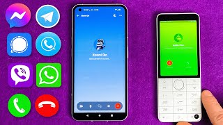 Nothing Phone 1 VS Xiaomi Qin F22 Pro Incoming Call Viber FB Telegram Signal SkyPhone WhatsApp [upl. by Fawnia595]