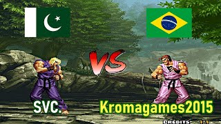 SNK vs Capcom  SVC Chaos Super Plus  SVC vs Kromagames2015 [upl. by Manaker]