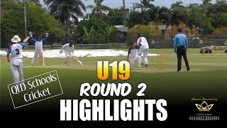 U19 QLD School Boys Cricket  South Coast v Met West 2024 [upl. by Drona]