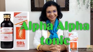 ALfa Alfa Tonic Powerful tonic to help covid weakness mental and physical health [upl. by Akcinahs138]