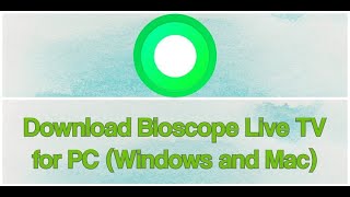 Bioscope Live TV for pc [upl. by Adama572]