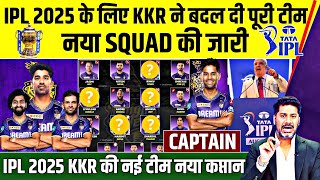 IPL 2025 KKR Full Squad 2025 Players List  Kolkata Knight Riders Full Squad  KKR New Squad [upl. by Ilahsiav]