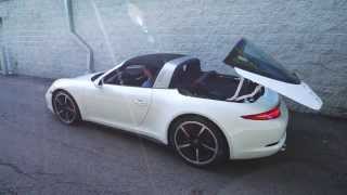 2015 Porsche Targa 991 911  Roof Mechanism in Operation  Porsche Exchange [upl. by Norbie407]