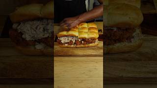 Fried Chicken Salad Chicken Sliders Incredible Recipe in da box [upl. by Nnaik]