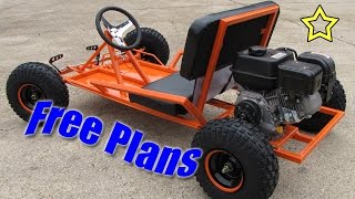 Go Kart Build Free Plans PDF Download [upl. by Lucier15]