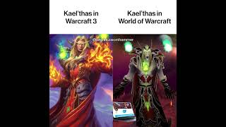 Kaelthas in Warcraft 3 Vs In WoW [upl. by Notla381]