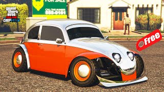 BF Weevil is FREE in GTA 5 Online  FRESH Customization amp Review  Volkswagen Beetle [upl. by Enneicul]